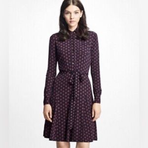 BROOKS BROTHERS Women’s Printed Jersey-knit Shirt dress